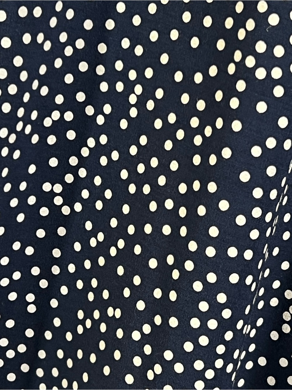 J. Jill M Navy White Polka Dot Sleeveless Midi Dress Women’s A-Line Keyhole Back - Picture 5 of 9